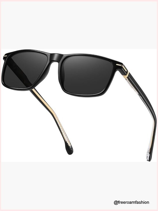 Polarized TR90 Square Sunglasses UV400 Lightweight Driving Shades main image 6